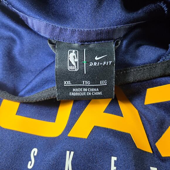 Nike Dri-Fit Utah Jazz Spotlight On Court Practice Warm-Up Hoodie Men's Size XXL - Picture 3 of 4